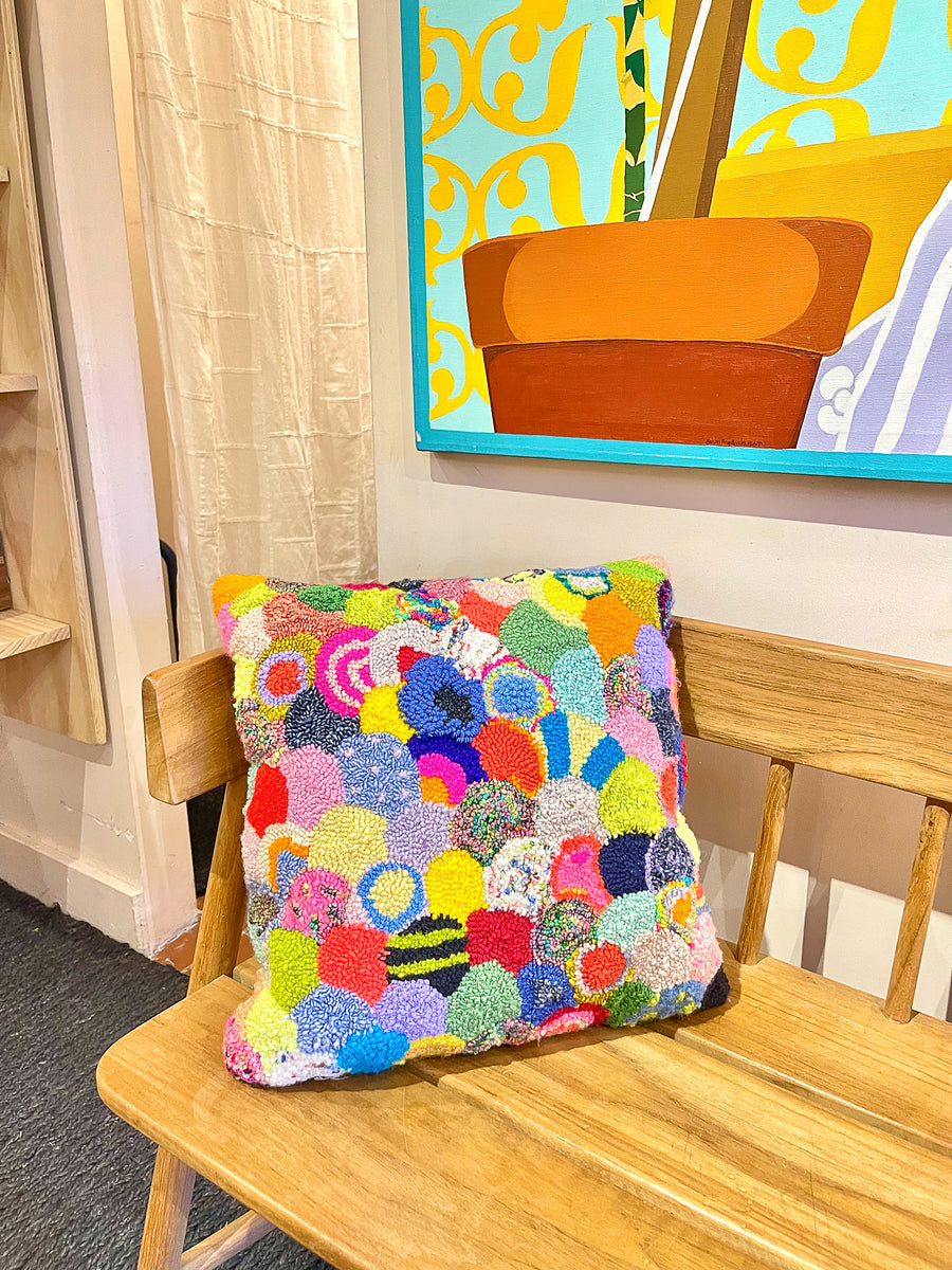 Punch Needle Pillow • Lesley Arfin