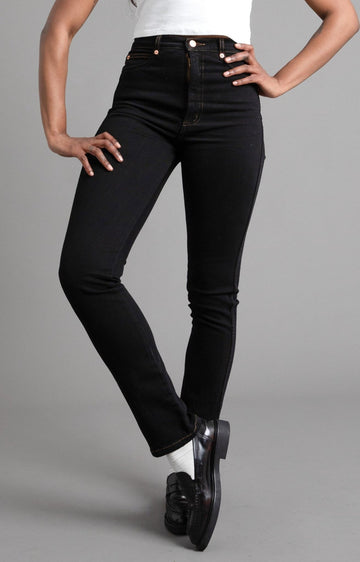 Judi Jean • Straight Leg Stretch Black