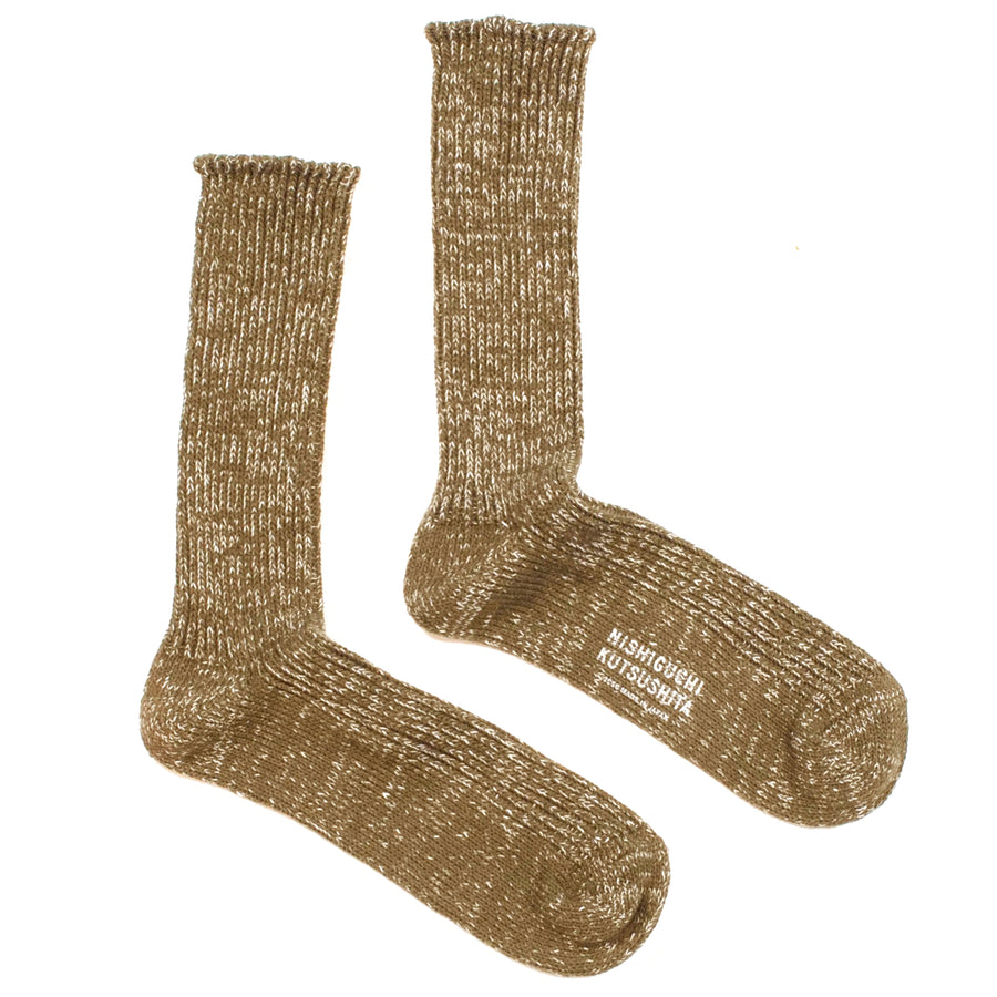 Hemp/Cotton Slouchy Socks • Nishiguchi Kutsushita