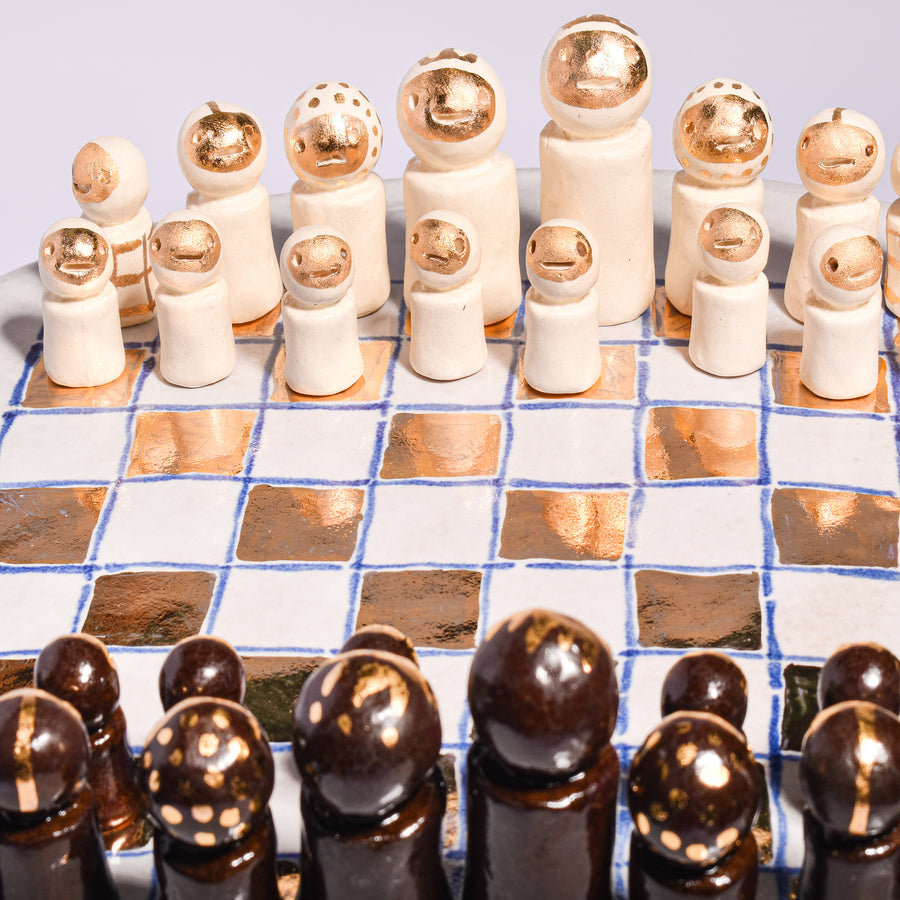 Gilded Chess Set • Stevie Remsberg